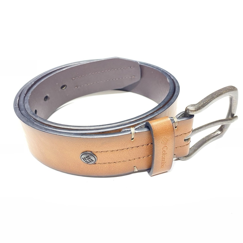 Columbia Men's Trinity Logo Everyday Casual Dress Belt Large 38-40 NWT